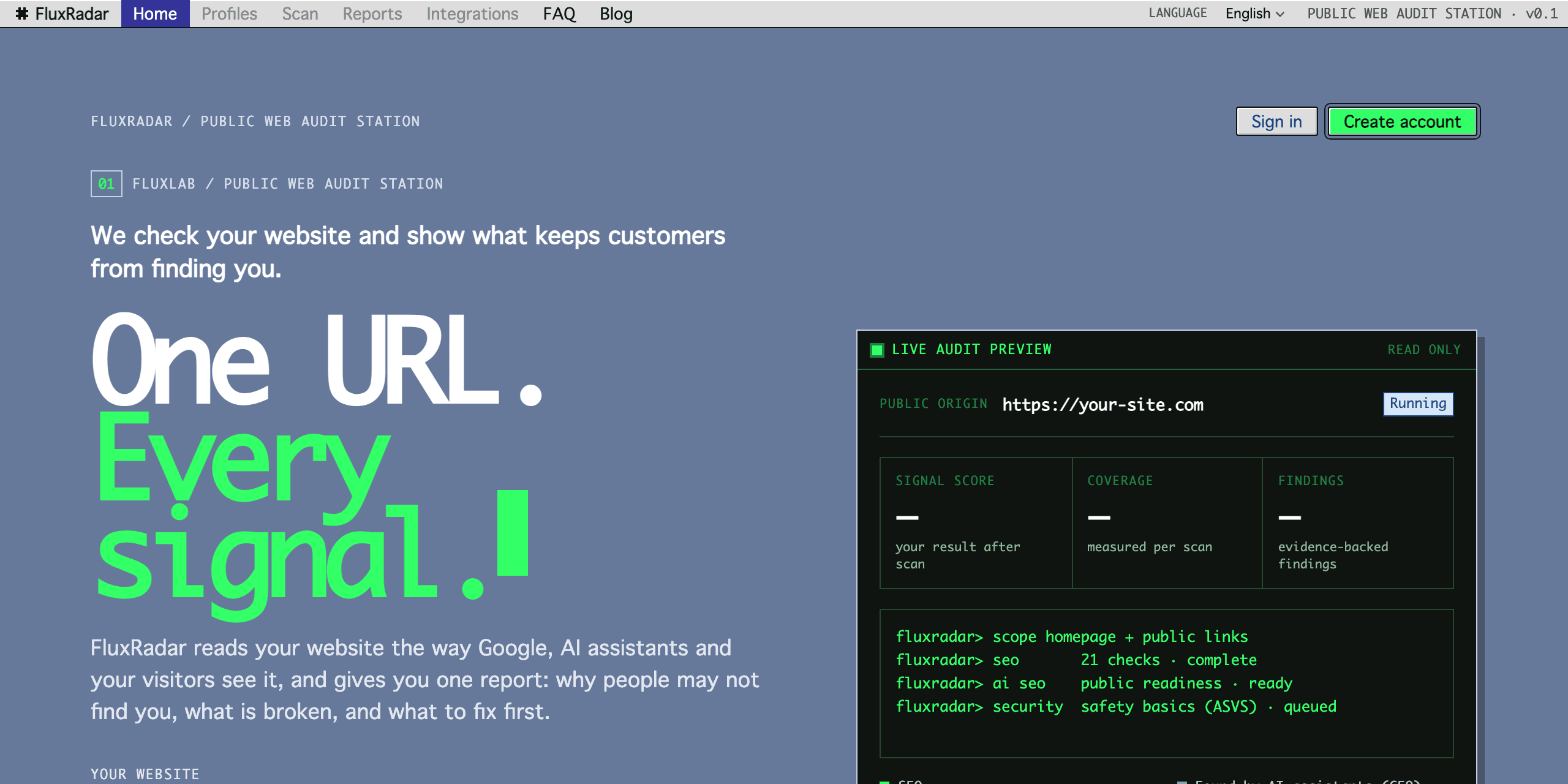 One URL, Every Signal
